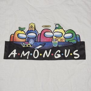 Gildan SS White Unisex Tee "Among Us" - Size XL